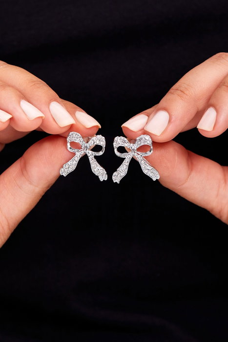 Heliophilia Silver Pendientes de Metal en Plata